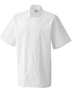 P-PR656-Short Sleeve Chefs Jacket