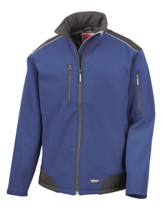 R-R124X-Ripstop Soft Shell Workwear Jacket With Cordura Panels