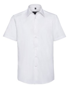 R-R-923M-0-Mens Short Sleeve Easy Care Tailored Oxford Shirt