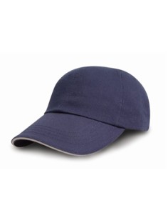 R-RC050X-Brushed Cotton Decorators Cap With Sandwich Peak