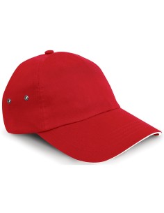 R-RC72X-Casquette à 5 panneaux en coton Plush