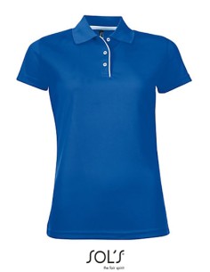 S-01179-Womens Sports Polo Shirt Performer