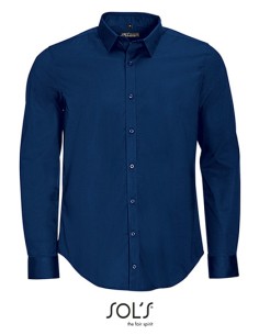 S-01426-Mens Long Sleeve Stretch Shirt Blake