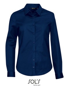 S-01427-Womens Long Sleeve Stretch Shirt Blake