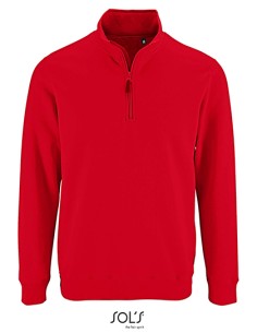 S-02088-Mens Zip High Collar Sweatshirt Stan