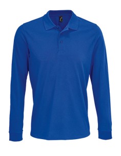S-03983-Unisex Long Sleeve Polycotton Polo Shirt