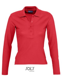 S-11317-Womens Long Sleeve Polo Podium
