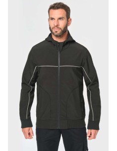 D-WK450-UNISEX 3-LAYER TWO-TONE BIONIC SOFTSHELL JACKET