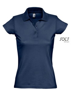 S-11376-Womens Jersey Polo Shirt Prescott