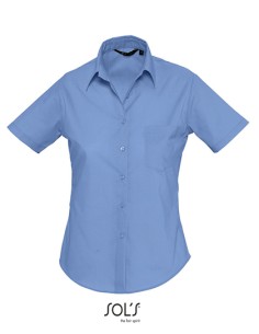 S-16070-Popeline-Blouse Escape Short Sleeve