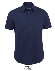 S-17030-Mens Stretch-Shirt Broadway Short Sleeve
