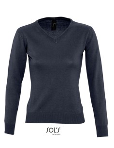 S-90010-Womens V-Neck Sweater Galaxy