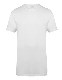 S-SF258-Mens Longline T-Shirt With Dipped Hem