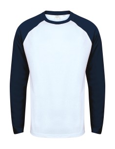 S-SF271-Mens Long Sleeved Baseball T