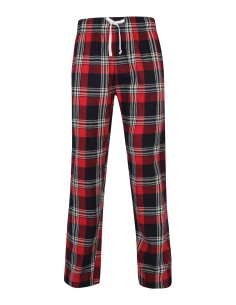 S-SFM83-Pantalon confort laine tartan Homme
