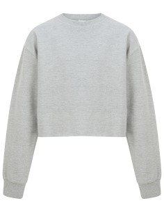 S-SM515-Kids Cropped Slounge Sweat