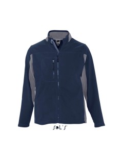 S-SO55500-SOL'S NORDIC - MEN’S TWO-COLOUR ZIPPED FLEECE JACKET