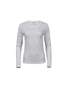T-590-Womens Long Sleeve Interlock Tee