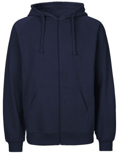 T-T63301-Unisex Tiger Cotton Hoodie With Zipper