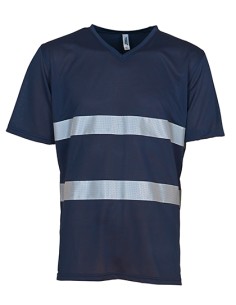 Y-HVJ910-Hi-Vis Top Cool Super Light V-Neck T-Shirt