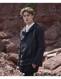 F-FR905-Veste à enfiler à demi-fermeture éclair