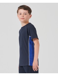 F-LV242-T-shirt à panneaux Performance Enfant