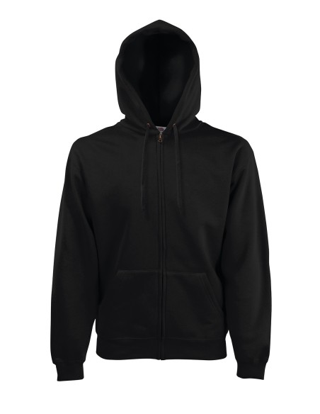 F-SS822-Sweat-shirt à capuche zippé Premium 70/30