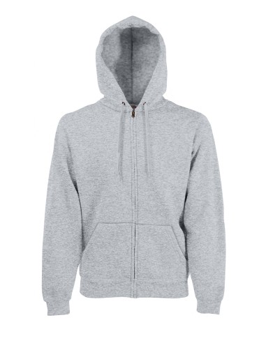 F-SS822-Sweat-shirt à capuche zippé Premium 70/30