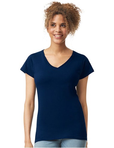 G-64V00L-Softstyle® Womens V-Neck T-Shirt