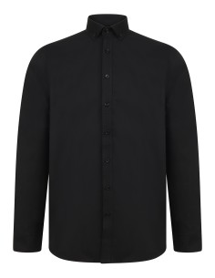 H-HB512-Chemise Oxford moderne à manches longues